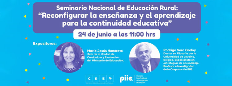 Invitación al Seminario Nacional de Educación Rural