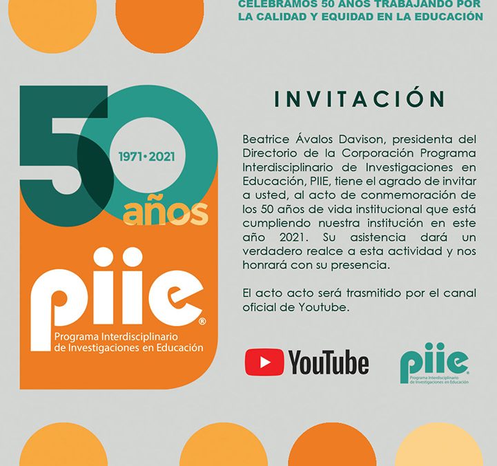 Te invitamos a celebrar con nosotros nuestros 50 años