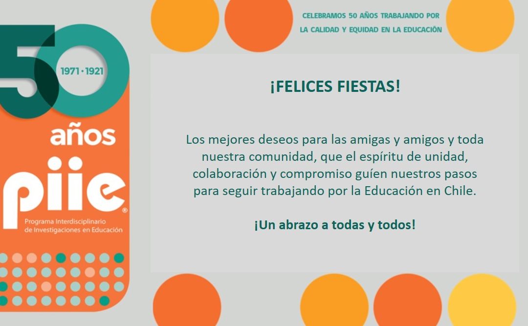 ¡FELICES FIESTAS!