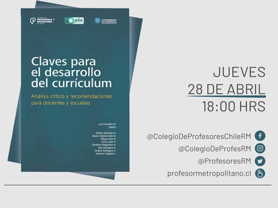 Tenemos otra gran invitación para ti: Evento de lanzamiento virtual del libro “Claves para el desarrollo del Currículum”