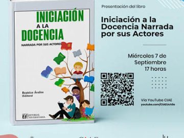 Nuestra Presidenta Beatrice Ávalos presentará el libro “INICIACIÓN A LA DOCENCIA NARRADA POR SUS ACTORES”