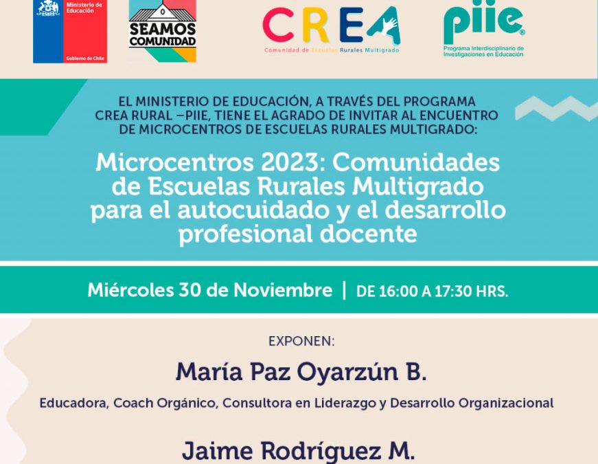 En Crea Rural realizaron el seminario: “Nuevo Encuentro Microcentros de Escuelas Rurales Multigrados” y nos cuentan el desarrollo de la jornada